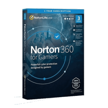 Norton 360 for Gamers – 1-Year / 3-Devices