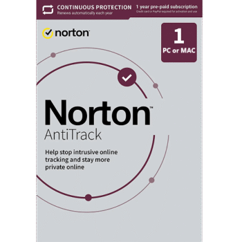 Norton AntiTrack – 1-Year / 1-PC or 1-Mac